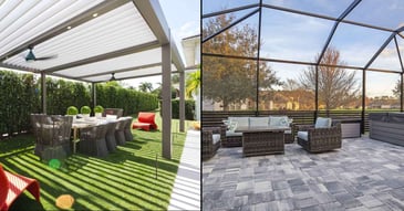 Pergolas vs. Screen Enclosures - which is better - Jacksonville, FL - Impact Enclosures