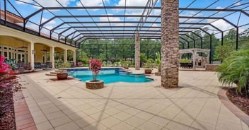 Luxurious Pool Screen Enclosure near Jacksonville Beaches by Impact Enclosures