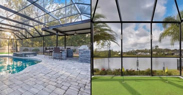 Screen Enlcosed outdoor patio areas by Impact Enclosures in Jacksonville, FL