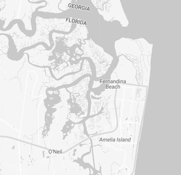 Fernandina Beach Florida Map