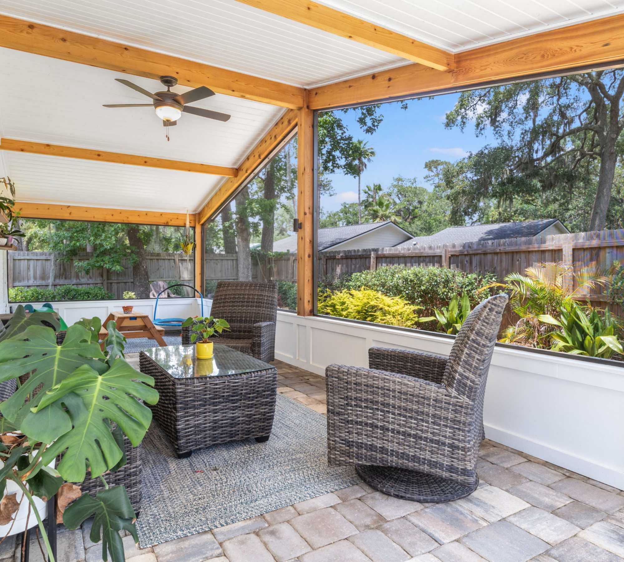 Screen enclosed room in Jacksonville, FL by Impact Enclosures - Screen Repair Screen enclosed room in Jacksonville, FL by Impact Enclosures - Screen Repair