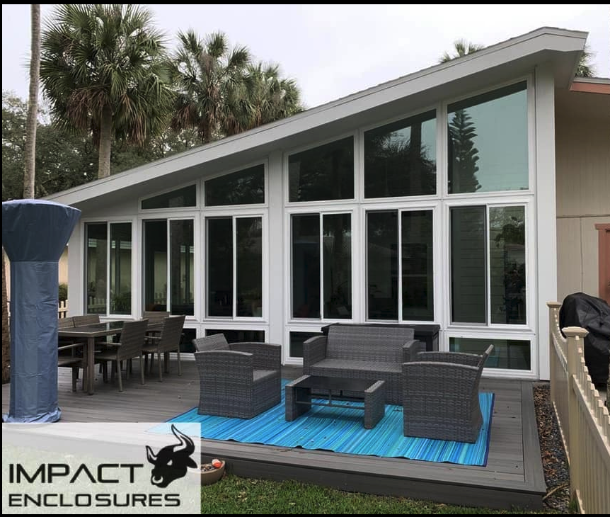 Jacksonville - Why Homeowners Love Glass Patio Enclosures - Impact Enclosures 