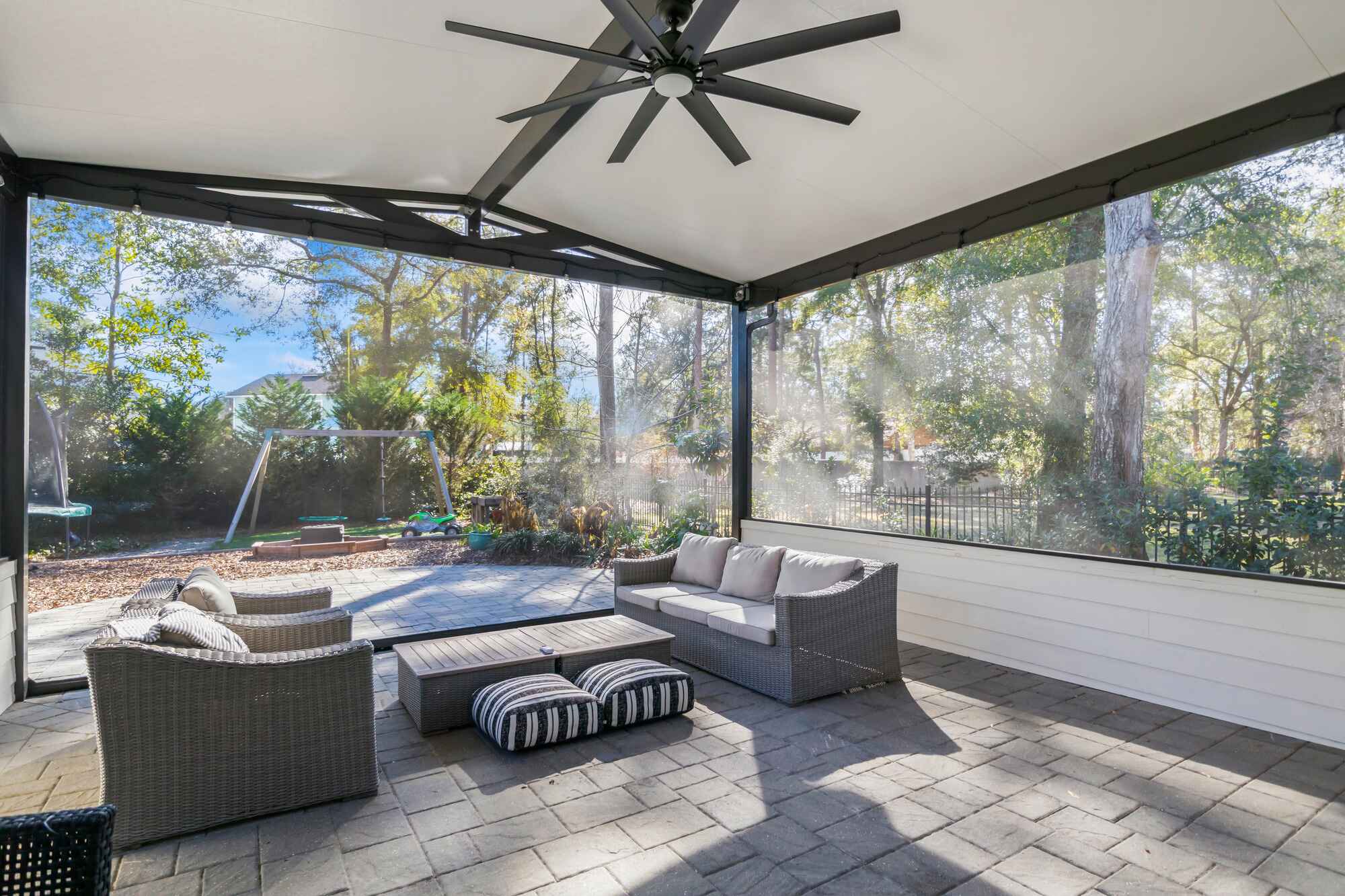 Florida Patio with Motorized Screens